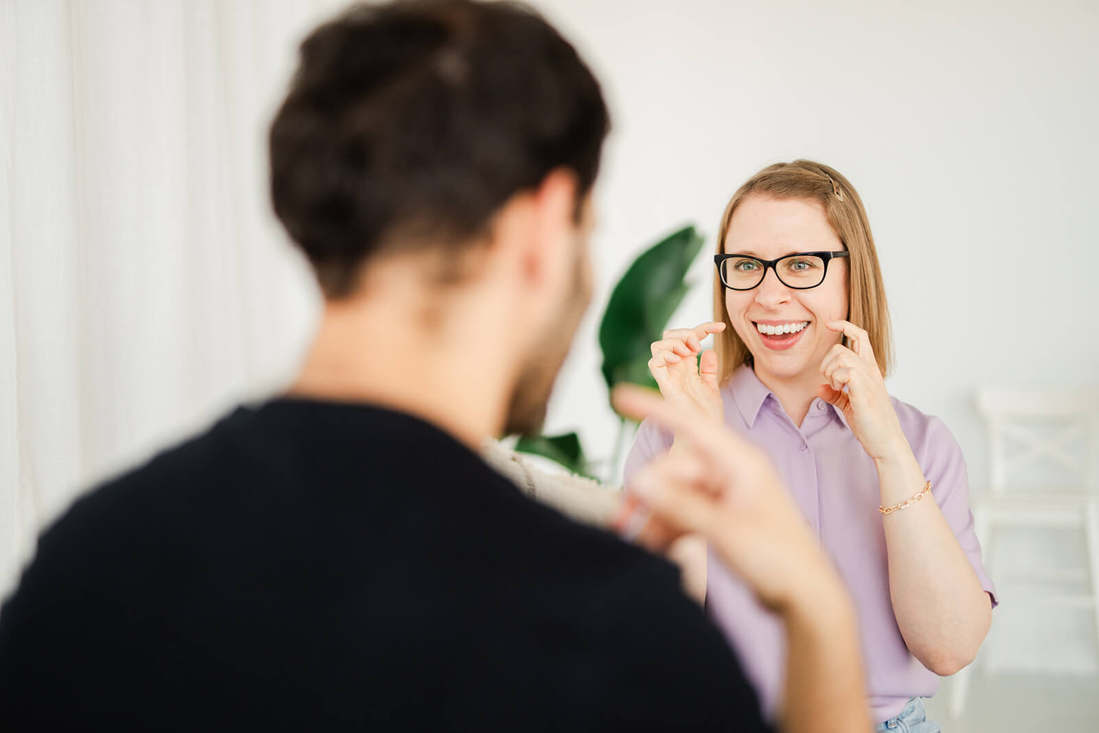 American accent coaching with a student